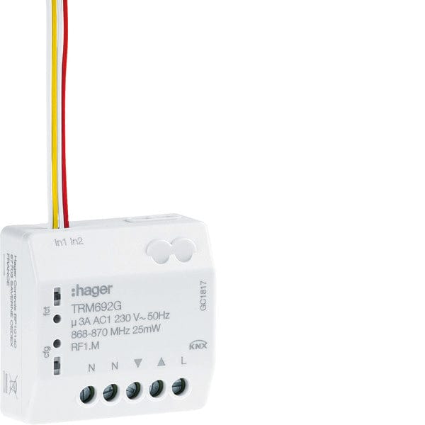KNX RF Inbouw Rolgordijn Besturingsmodule 230V - TRM692G