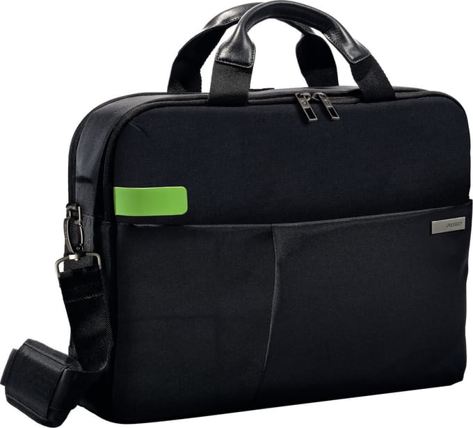 Leitz Smart Laptoptas voor 15,6" - Laptop en Documenten tot A4 Formaat - met 18 Vakken - Zwart