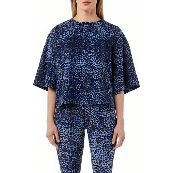 Comma T-shirts Light Blue Maat: 40 | Leggings Outlet | Dames | Blauw