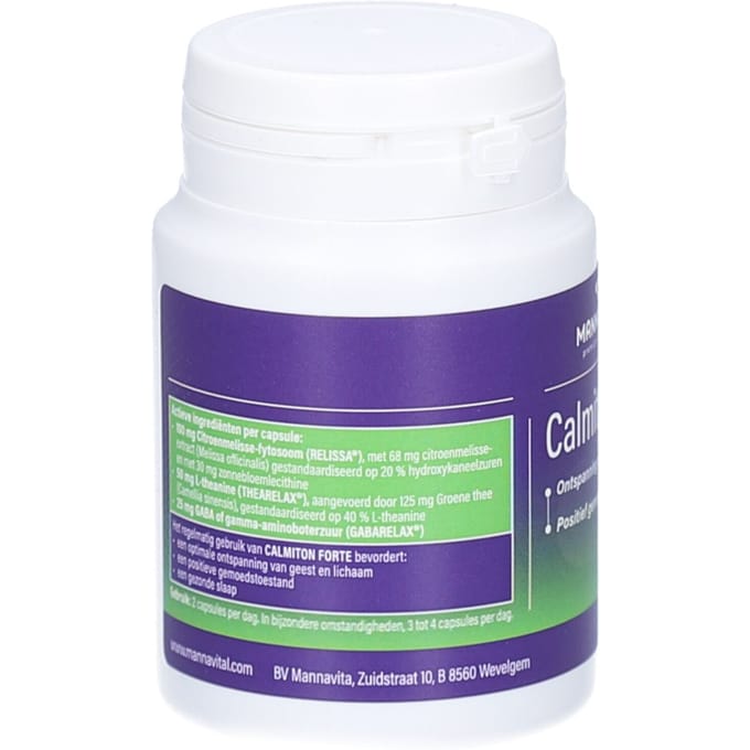 Mannavital Calmiton 60 Vegetarische capsules