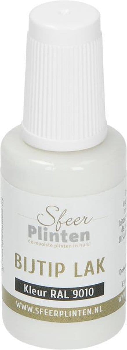 Sfeerplinten bij-tip-lak RAL 9010 - 20 ml