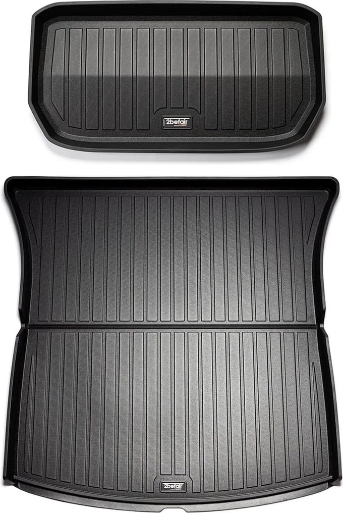 Tesla Model Y vloermatten rubber all weather Kofferbakmat en Frunk set – Premium Accessoires