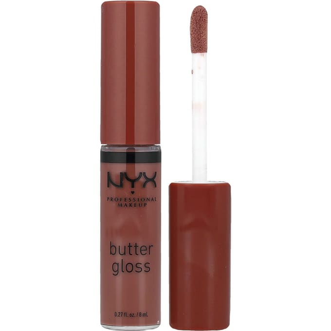 NYX Professional Makeup, Butter Gloss, Lipgloss, 47 Spike Toffee, 8ml (0,27 vloeibare ounces) brown