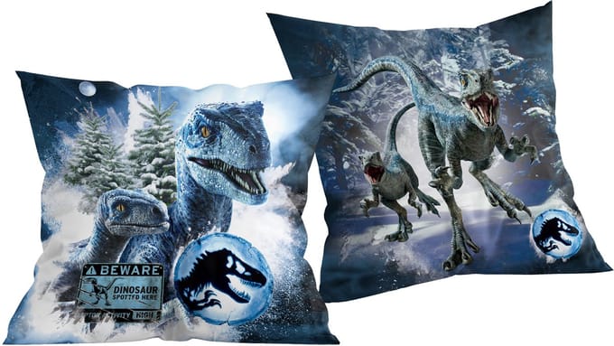 Jurassic World Sierkussen Beware - 40 x 40 cm - Polyester