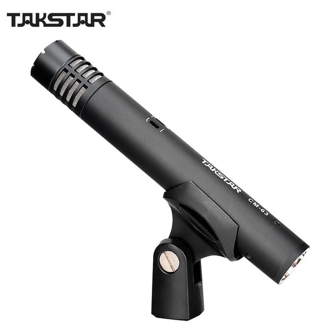 CM-63 Professionele Condensatormicrofoon met Membraan Vochtbestendig XLR Cardioid Microfoon 48V