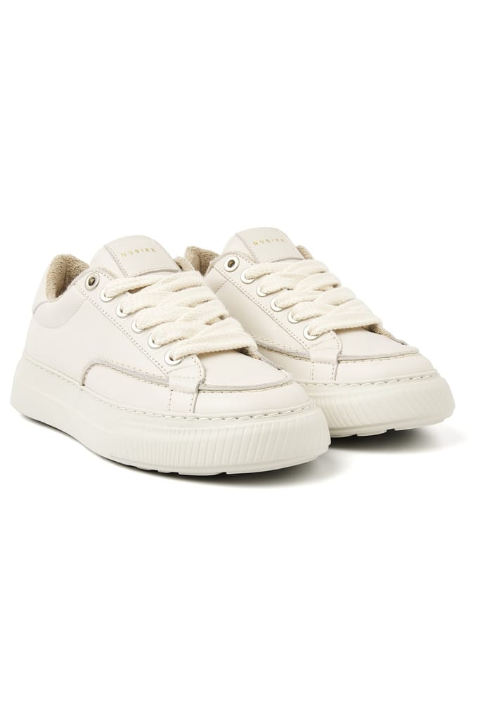 Nubikk Caldera Tora (l) Beige Leather Maat: 37 | Sneakers Outlet | Dames | Beige