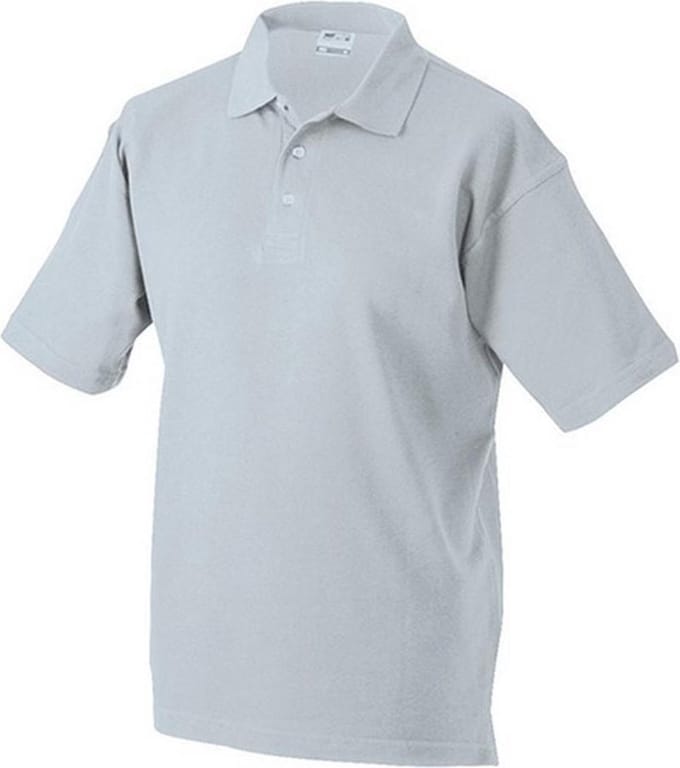 James and Nicholson Heren Medium Pique Polo (Lichtgrijs)