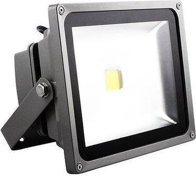 50 watt LED Schijnwerper Koud Wit outdoor zwart