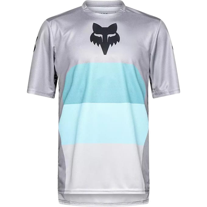 Fox Ranger Ss Jersey Grid - Steel Grey