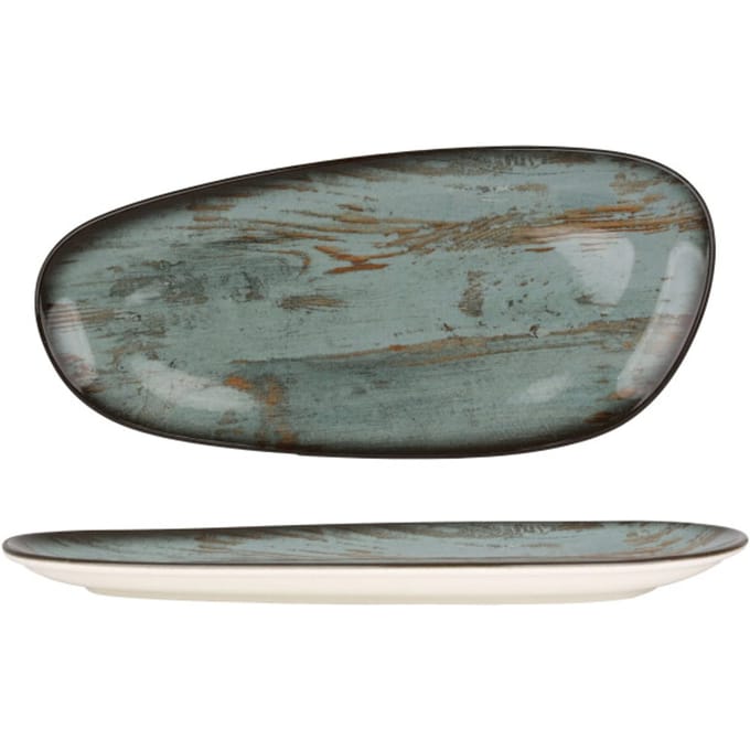 Bonna Serveerschaal - Madera - Porselein - 36 cm - set van 2