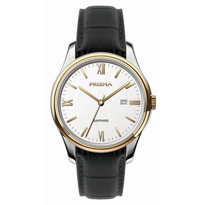 Prisma Horloge P.2018 Heren Alfa Bicolor Edelstaal saffierglas