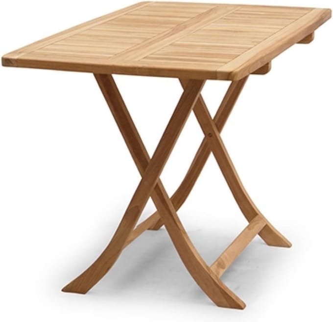 Buitengewoon Boet Teak inklaptafel YoYo 110x70