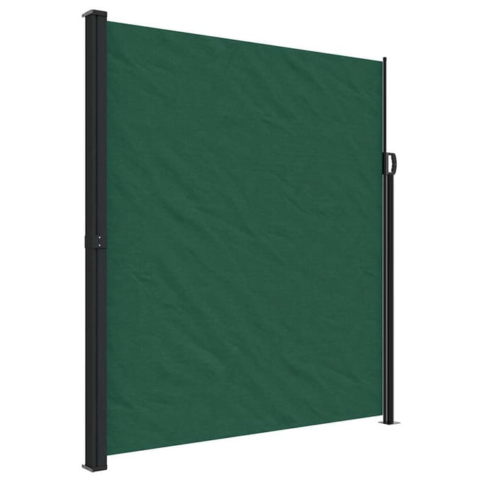 vidaXL - Windscherm - uittrekbaar - 220x500 - cm - donkergroen