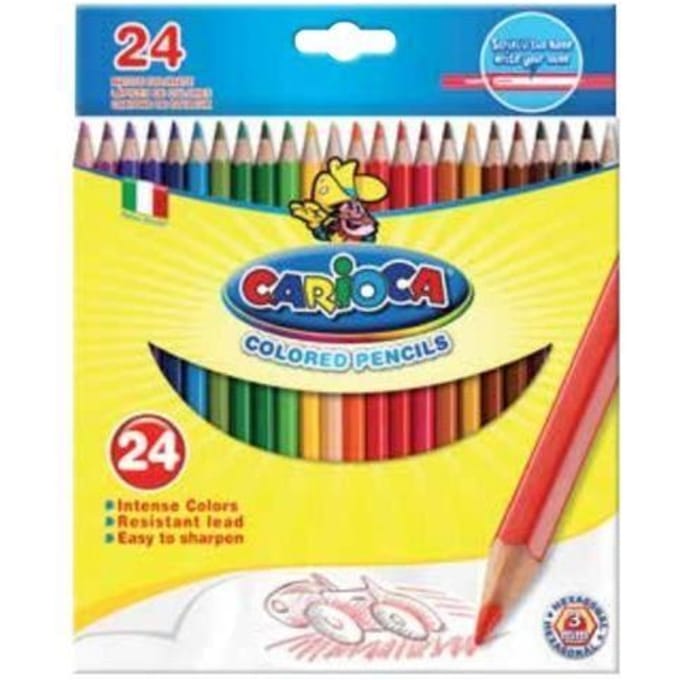 Carioca Hexagonal Multi 24 stuk(s) kleurpotlood