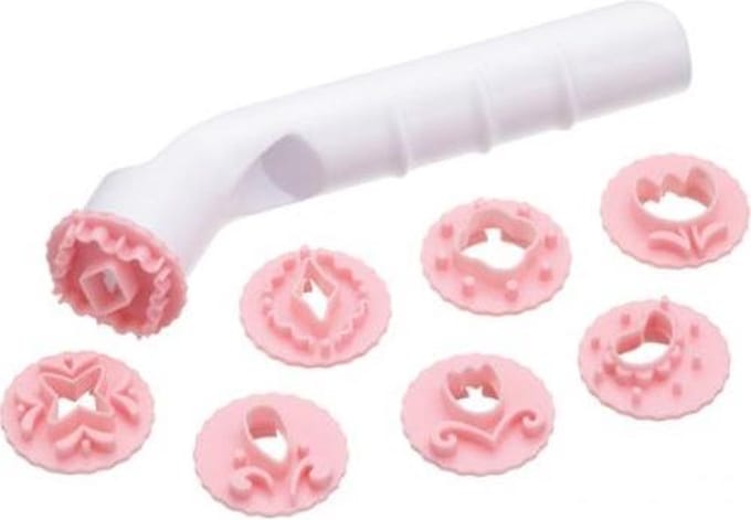 KitchenCraft Fondant stempelset - 8 stempels - Sweetly Does It | Kitchen Craft