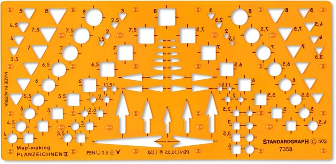 Sjabloon Standardgraph plattegrond 2 - SG-7358