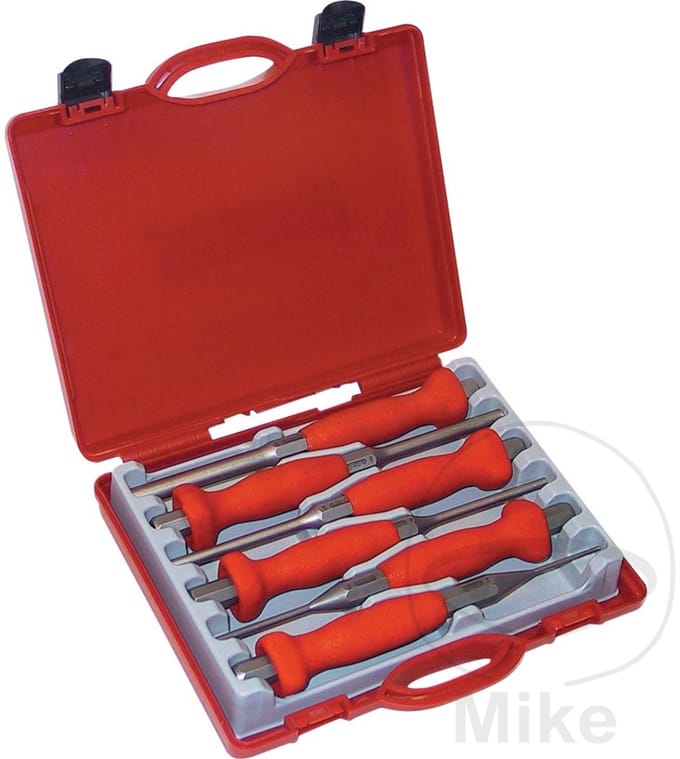 Peddinghaus Splentendriverset 6-delig, 2-8mm, Air grip, koffer 6635700000