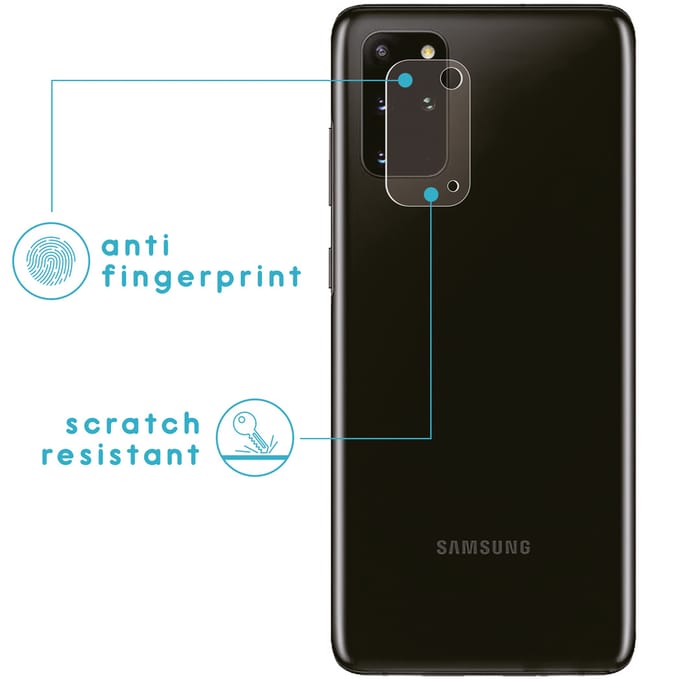 imoshion Camera Lens Protector - Geschikt voor Samsung Galaxy S20 Plus - 2 Pack