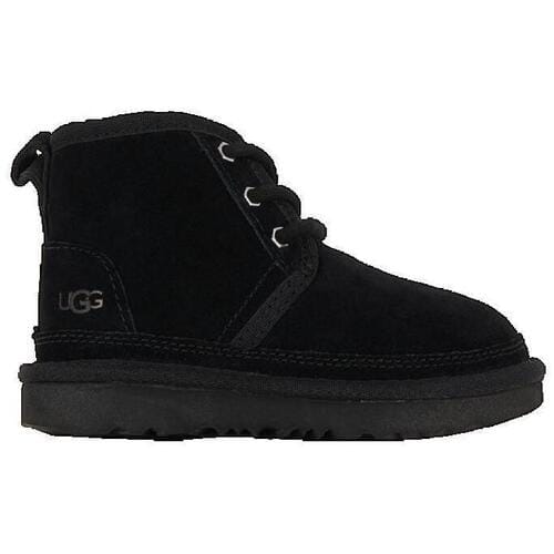 UGG® Neumel II for Kids in Black, Size 5, Suede/Polyester/Cotton