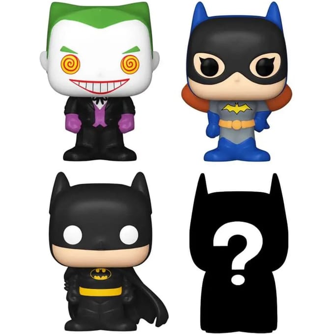 Funko Batman - Bitty POP! 4-Pack The Joker 2,5 cm Verzamelfiguur - Multicolours