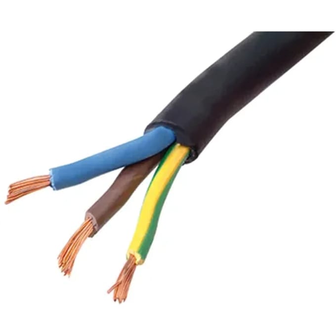 Sencys Stroomkabel Ctlb 20m 3x2,5mm² Zwart