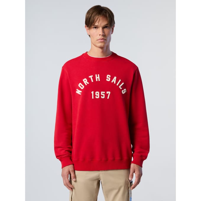 North Sails Hoodie Hoodie met geborduurde letters