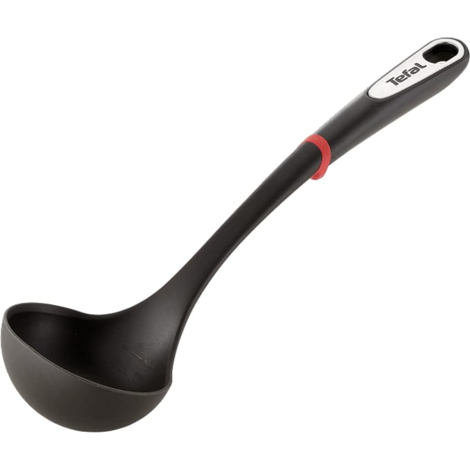 Tefal Ingenio Kitchentools - Soeplepel - Zwart - Kunststof - Hittebestendig