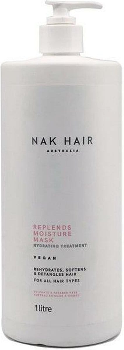 NAK Replends Moisture Mask 1 Litre - Haarmasker droog haar
