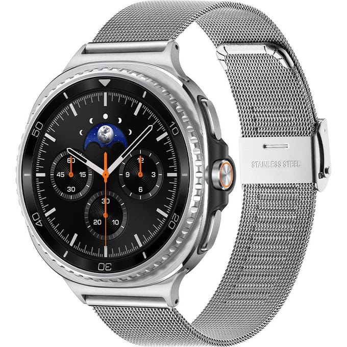 Samsung Special Edition Galaxy Watch 8 CLASSIC Zwart/Zilverkl Mesh 46mm