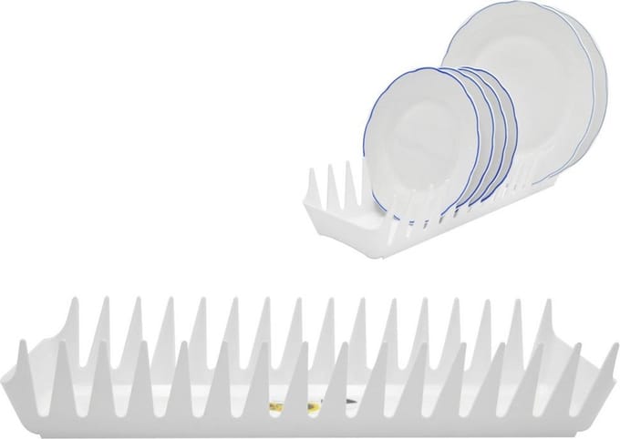 Afdruiprek voor Borden Plastic Wit 39 cm - Afwasrek - Afwas