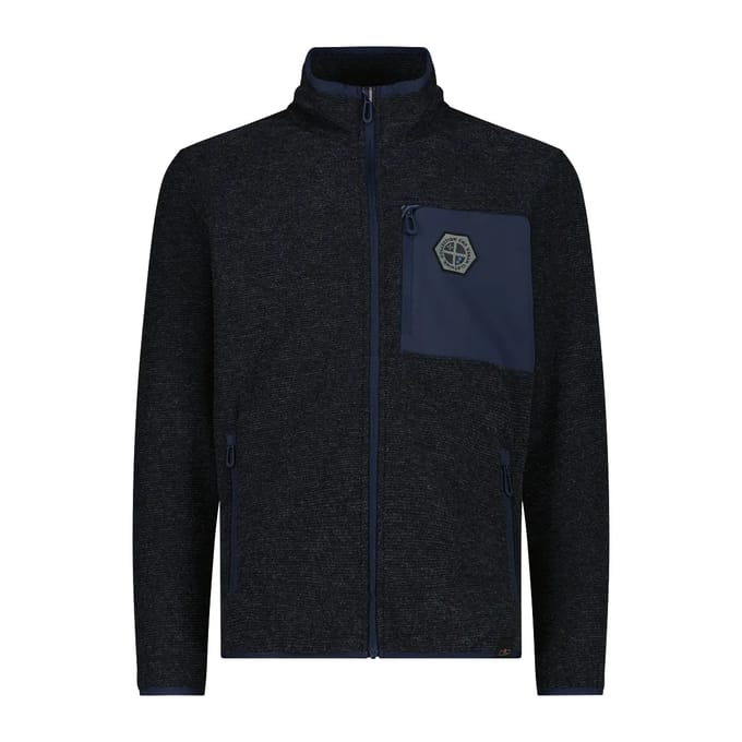 Technische fleece in gemêleerd breisel CMP