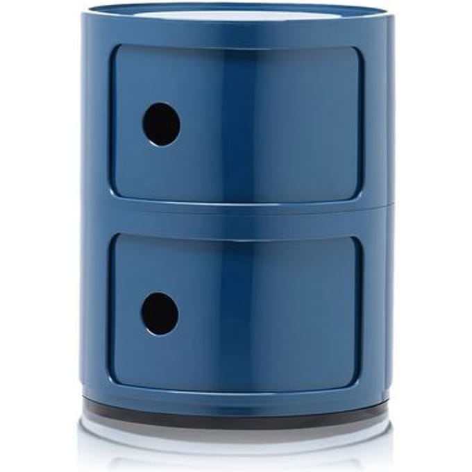 Kartell Componibili Container - 2 elementen - blauw