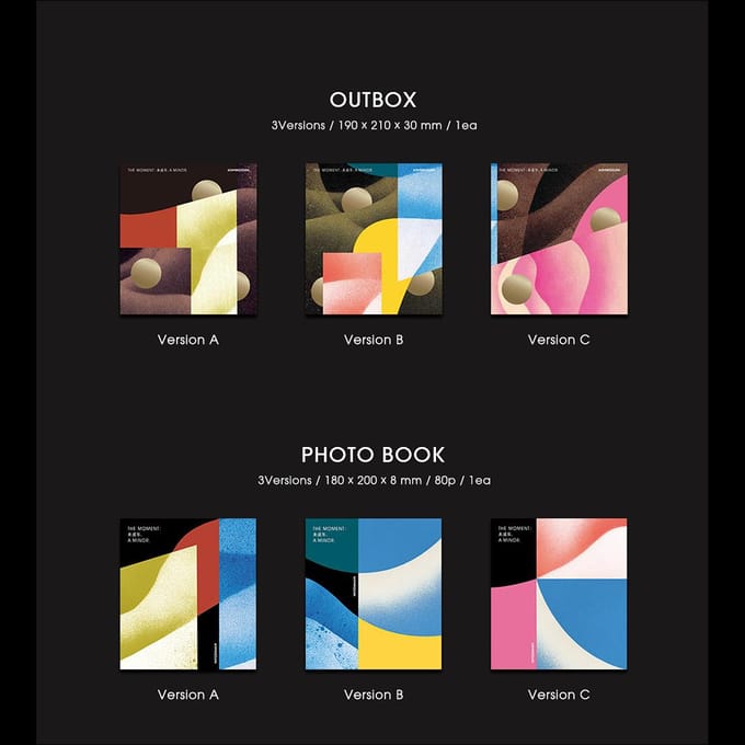 KIM WOOJIN Mini Album [The moment : een minderjarige] Random,No poster white