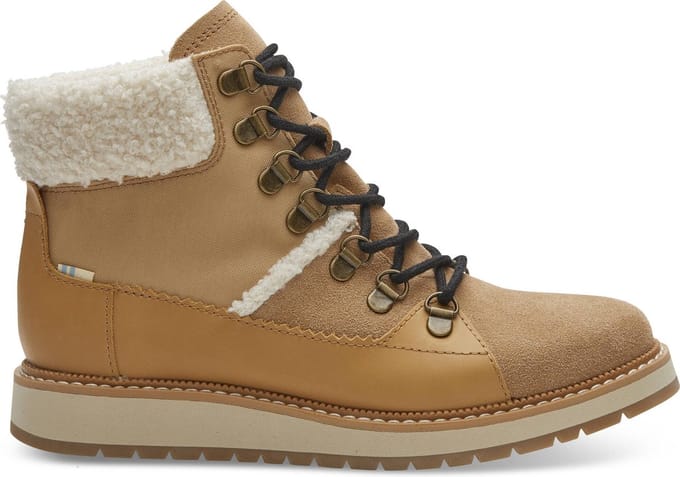 Toms Mesa Dames Veterboots - Tan - Maat 38