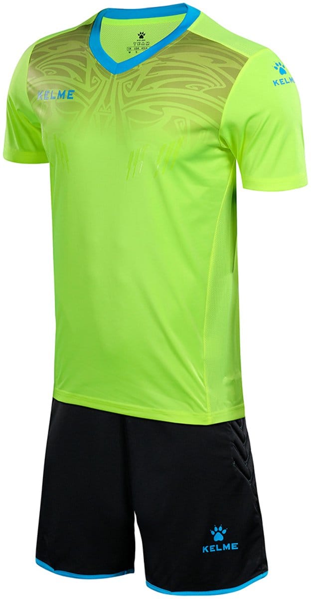 Kelme Zamora Korte Mouw Set Groen XS Man