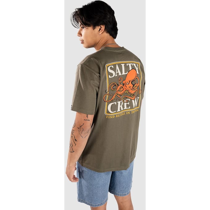 Salty Crew Ink Slinger Standard T-Shirt groen
