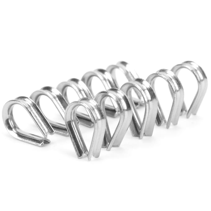 2MM Roestvrij Staal Boot Draadkabel Klemmen Metalen Kabel Beschermring Vingerhoeden Klemmen