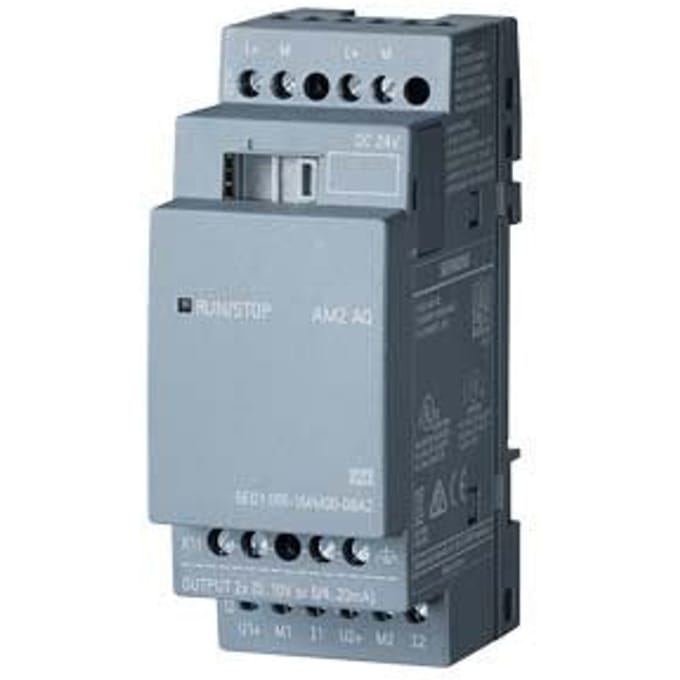 Siemens Logo! am2 aq Uitbreidingsmodule pu: dc 24v 0/4-20ma 2aq 0-1