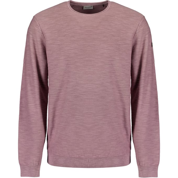 No Excess Pullover Crewneck Garment Dyed + Stone Washed Mauve  3XL