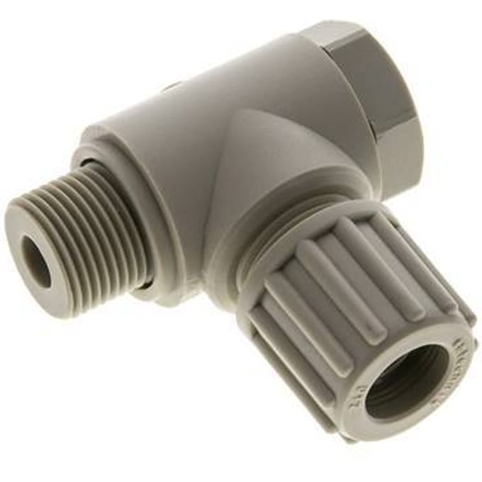 12x10mm & G3/8'' PP L-Vorm Knelfitting Buitendraad Banjo Bout 10bar