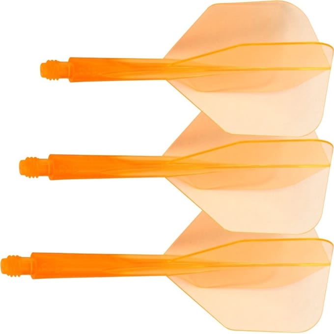 Condor Neon Axe Flight System - Small Orange - Dart Flights