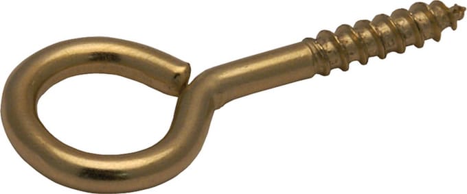 Gebu Schroefoog Messing HD 4 x 30 x 14mm