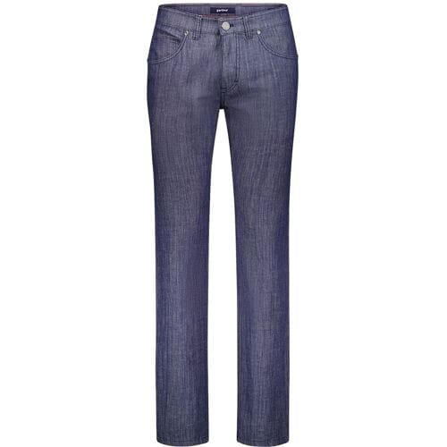 Gardeur Broek Bill-3 Superior Linnen High Breathability Cool To The Touch Donker Blauw / male