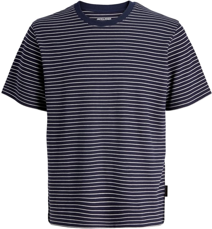 JACK&JONES - JJEDOVER STRIPED TEE SS CREW NECK SN - Heren - T-shirts