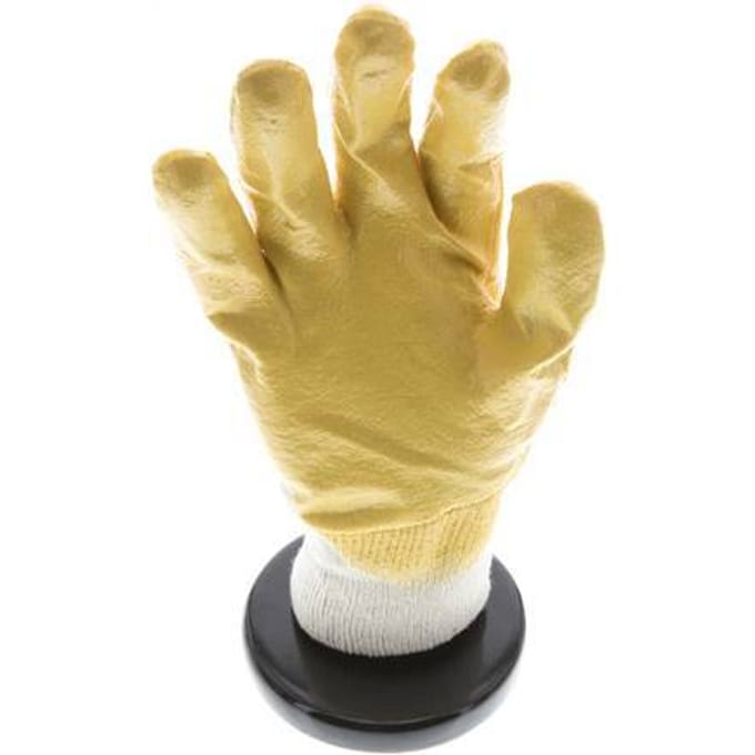 Beschermende Handschoenen Gebreide Nitril Coating Oliebestendig Maat 7 [10 stuks]