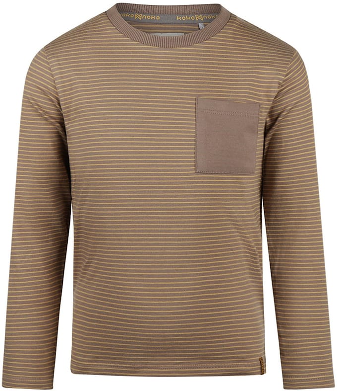Koko Noko Jongens T-shirt - Taupe