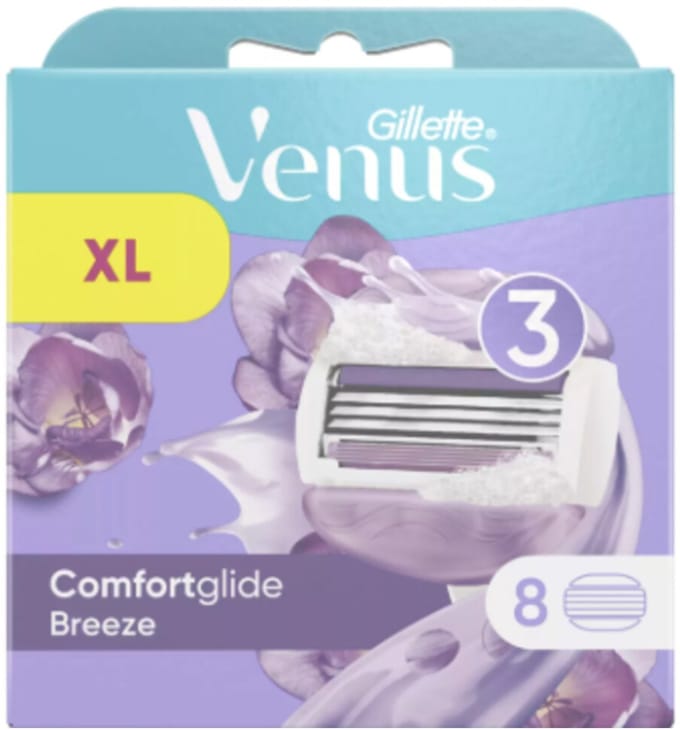 Gillette Venus ComfortGlide Breeze Scheermesjes Vrouwen - 8 stuks