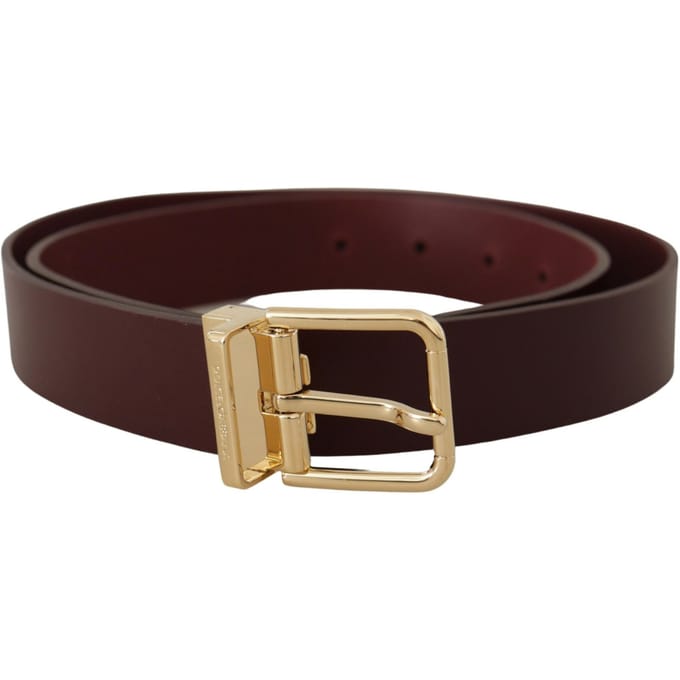 Leren Riem Gouden Gesp