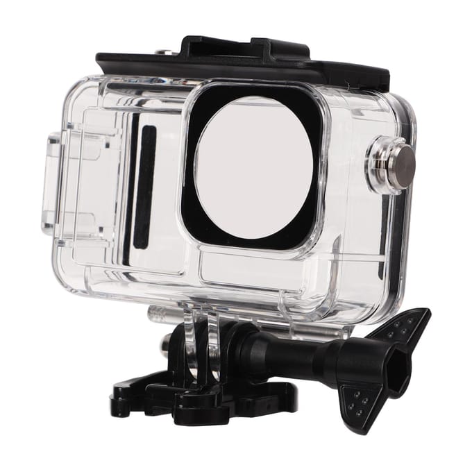 Actiecamera's Duikbehuizing 40m Waterdichte Onderwater Beschermende Behuizing met Cold Shoe black
