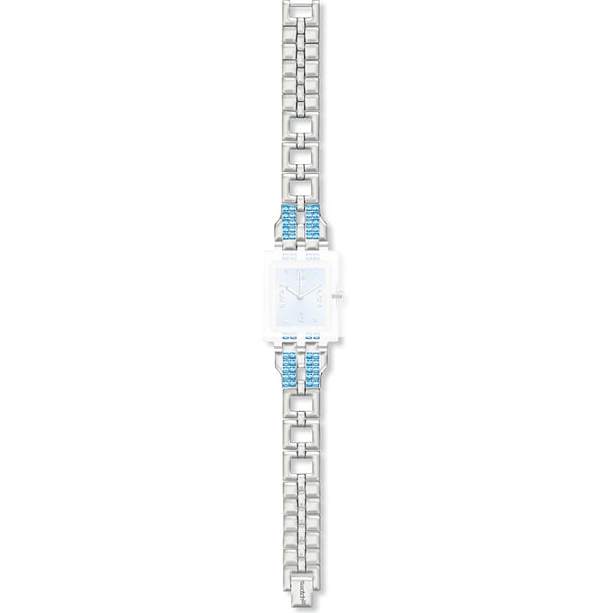 Swatch Plastic - Square SUB 18mm ASUBK138G SUBK138G Be Found Blue band